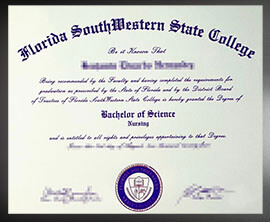 purchase realistic Florida Southwestern State College degree