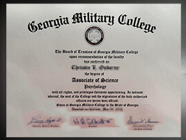 purchase realistic Georgia Military College degree