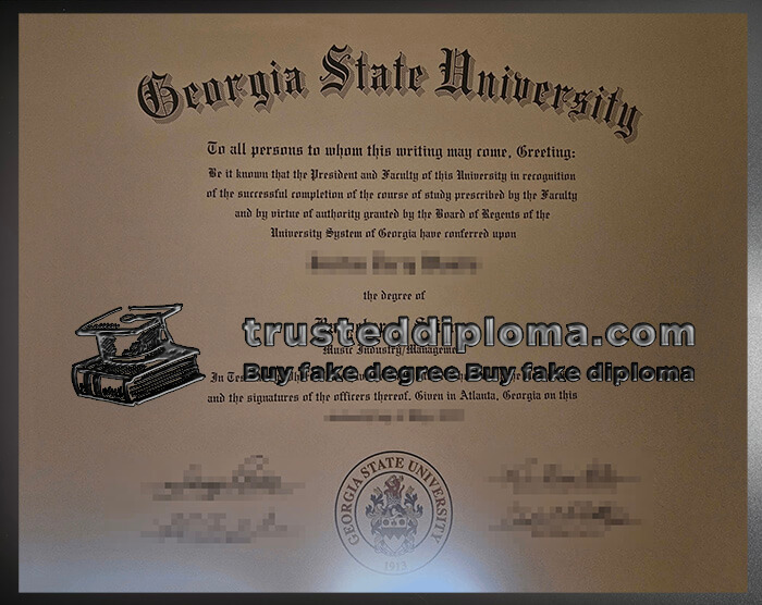 purchase realistic Georgia State University diploma