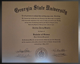 purchase realistic Georgia State University degree