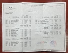 purchase realistic Hobart and William Smith Colleges Transcript