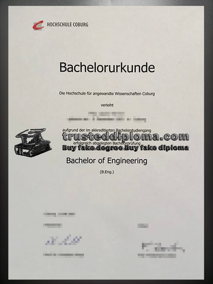 purchase realistic Hochschule Coburg diploma