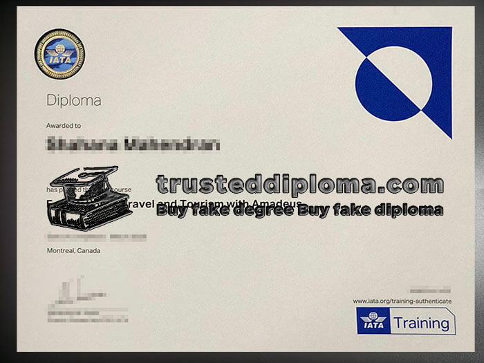 purchase realistic IATA diploma