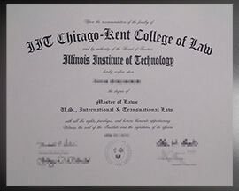 purchase realistic IIT Chicago Kent College of Law degree