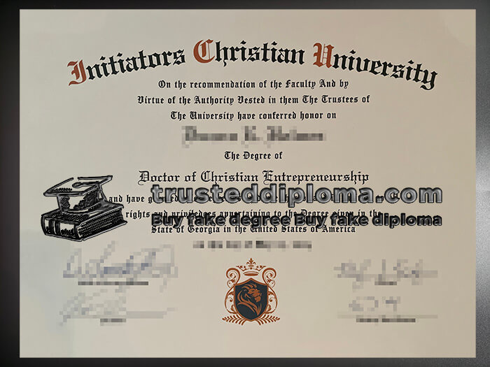 purchase realistic Initiators Christian University degree