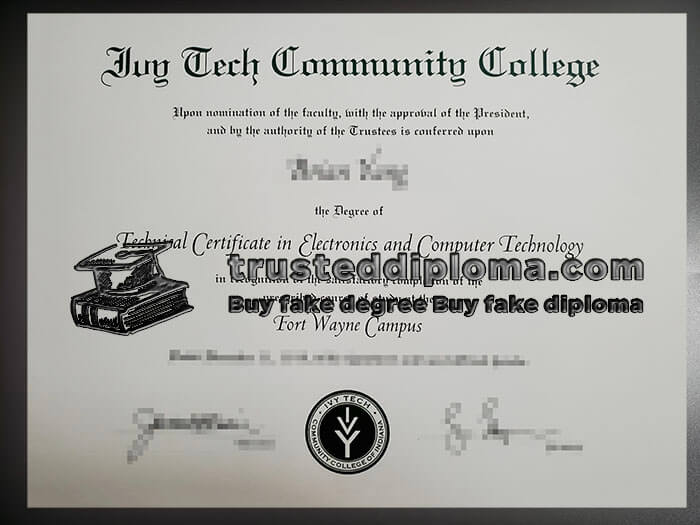 purchase realistic Juy Tech Community College diploma