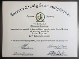 purchase realistic Laramie County Community College degree