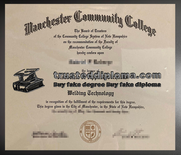 purchase realistic Manchester Community College diploma
