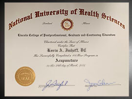 purchase realistic National University of Health Sciences degree