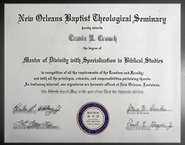 purchase realistic New Orleans Baptist Theological Seminary degree