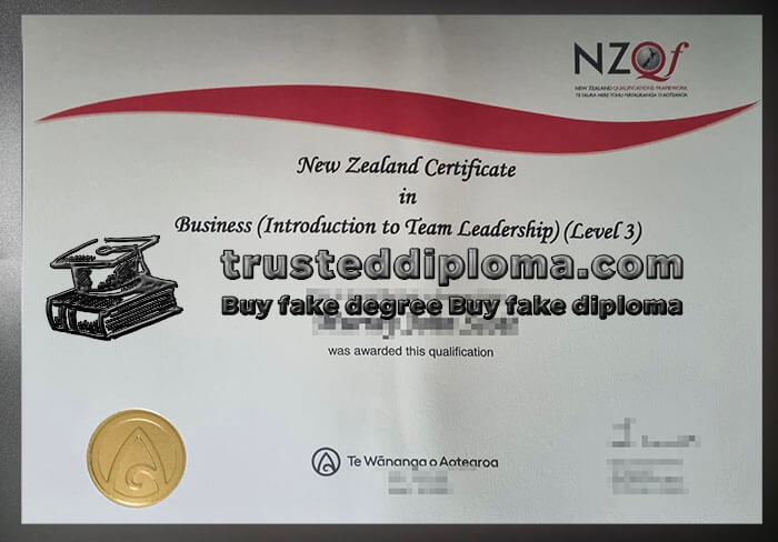 purchase realistic New Zealand Qualifications Framework certificate