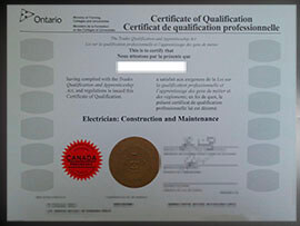 purchase realistic Ontario Certificate of Qualification