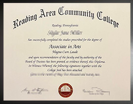 purchase realistic Reading Area Community College degree