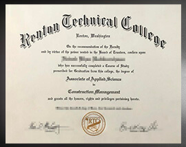 purchase realistic Renton Technical College degree