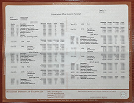 purchase realistic Rochester Institute of Technology Transcript