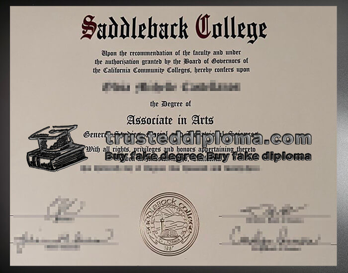 purchase realistic Saddleback College diploma