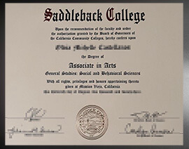 purchase realistic Saddleback College degree