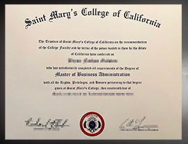 purchase realistic Saint Mary's College of California degree