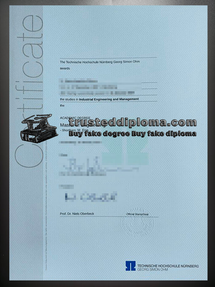 purchase realistic Technische Hochschule Nürnberg diploma