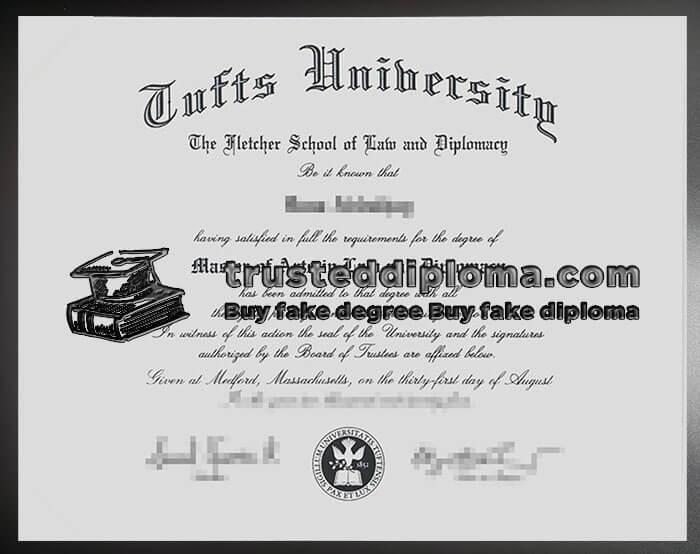 purchase realistic Tufts University diploma