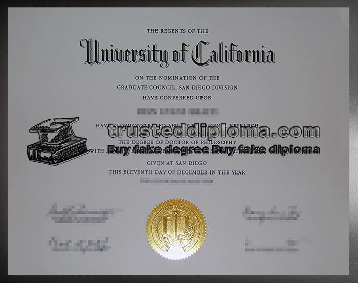 purchase realistic UC San Diego diploma