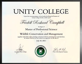 purchase realistic Unity College degree