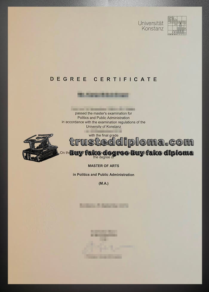 purchase realistic Universität Konstanz diploma