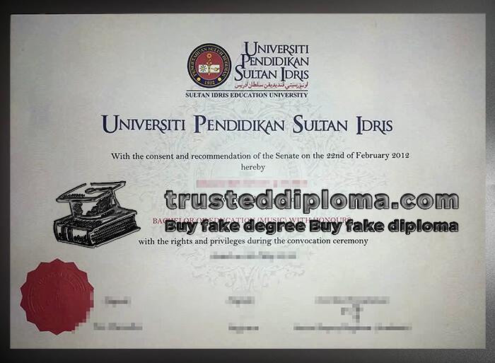 purchase realistic Universiti Pendidikan Sultan Idris diploma