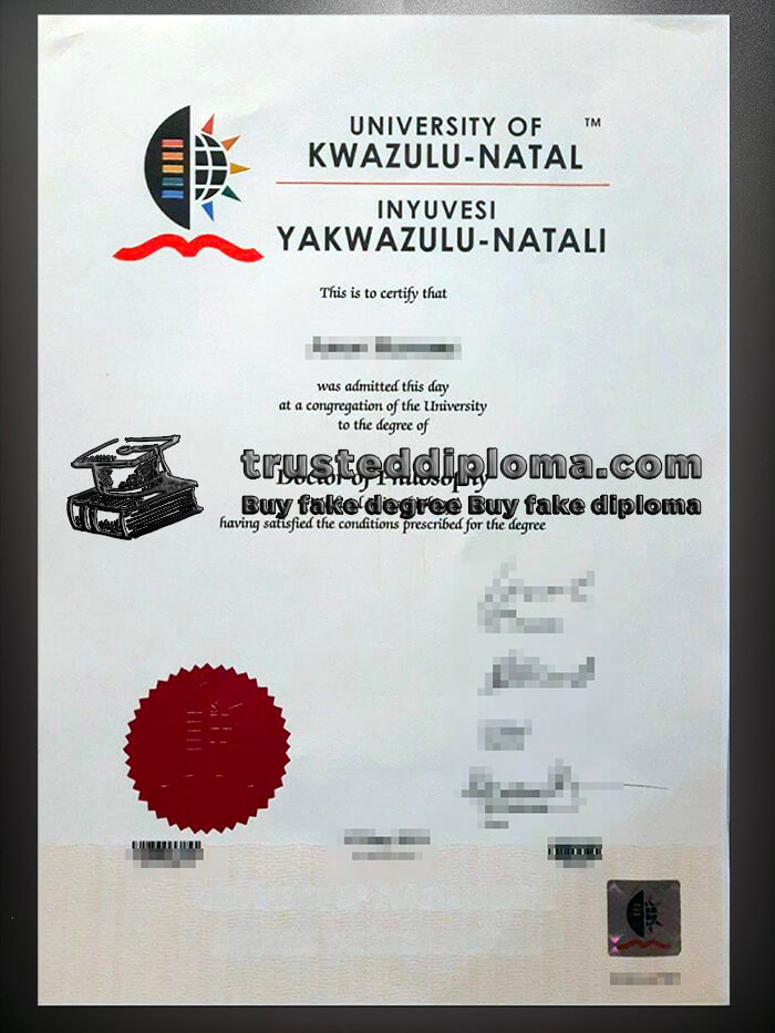 purchase realistic University of Kwazulu-Natal diploma
