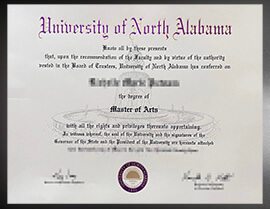 purchase realistic University of North Alabama degree