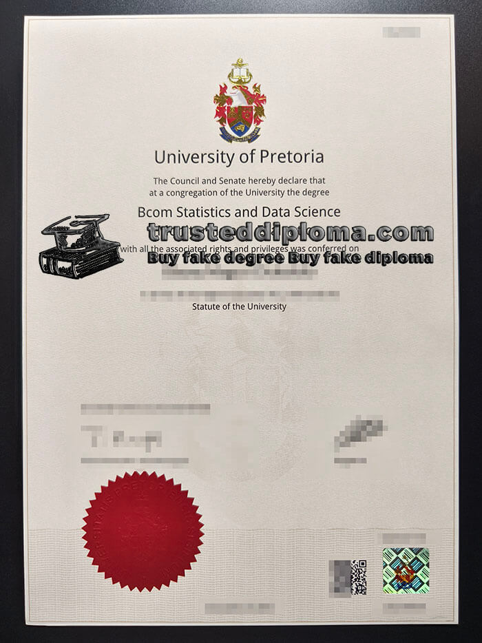 purchase realistic University of Pretoria diploma