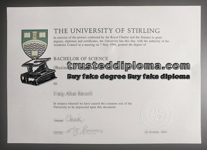 purchase realistic University of Stirling diploma
