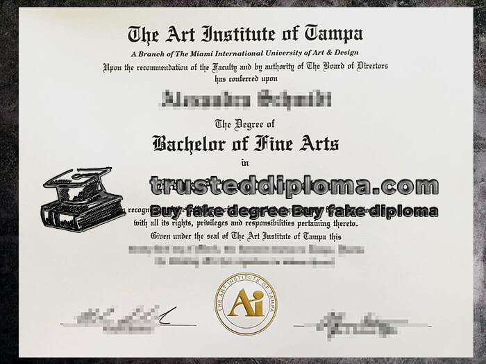 purchase realistic Art Institute of Tampa diploma