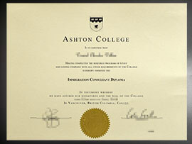 purchase realistic Ashton College degree