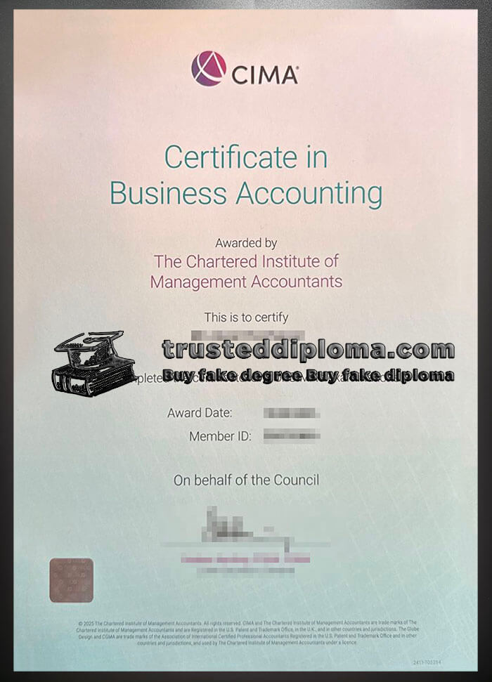 purchase realistic CIMA Certificate in Business Accounting