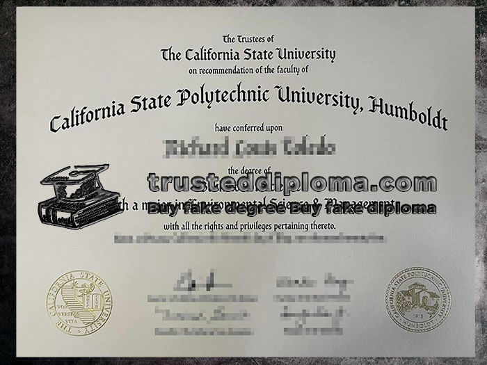 purchase realistic Cal Poly Humboldt diploma