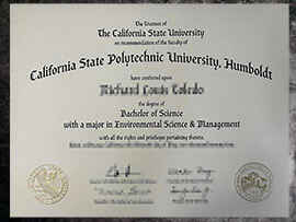 purchase realistic Cal Poly Humboldt degree