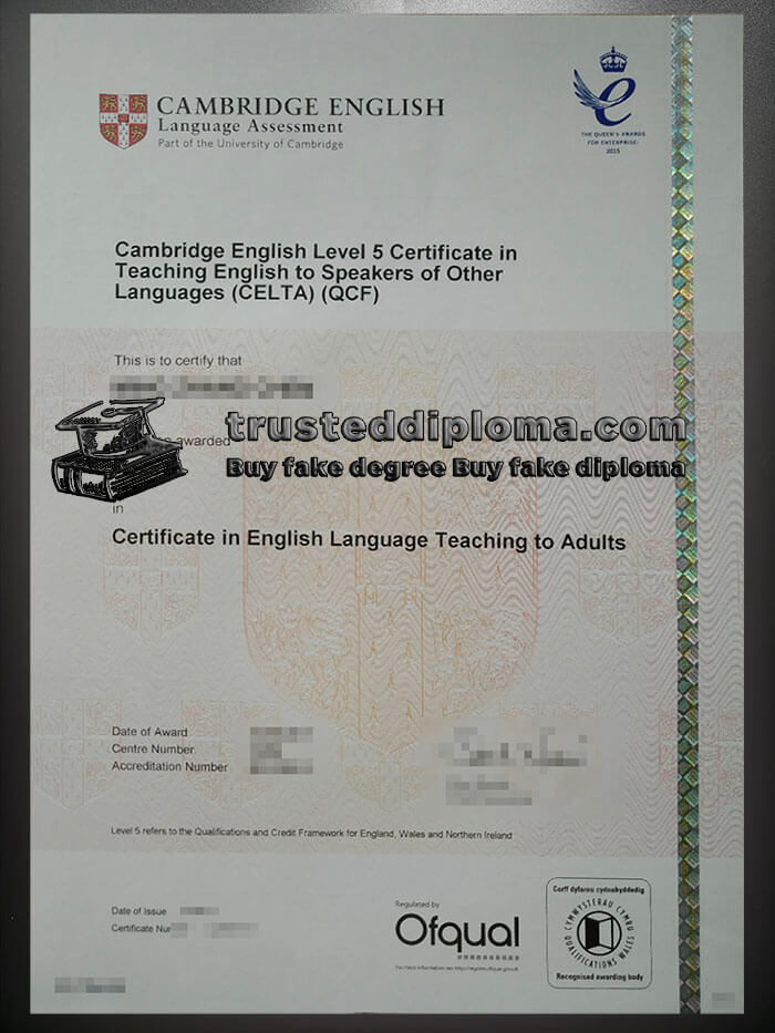 purchase realistic Cambridge English Level 5 Certificate