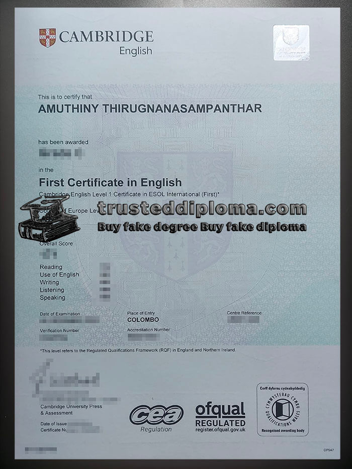 purchase realistic Cambridge First Certificate in English