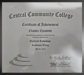 purchase realistic Central Community College degree