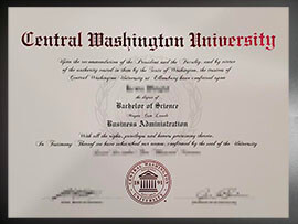 purchase realistic Central Washington University degree