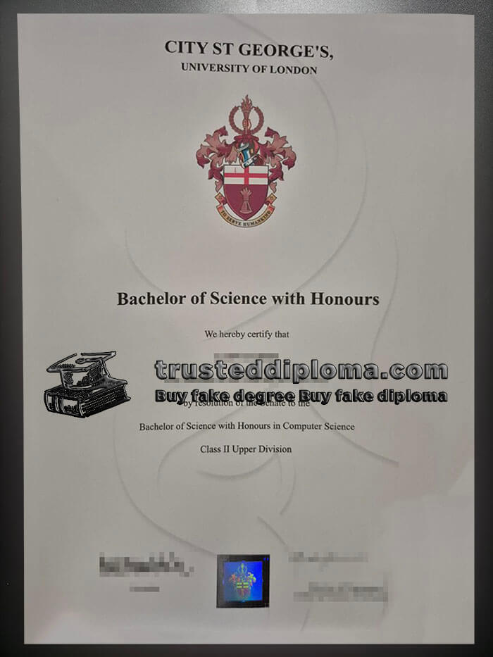 purchase realistic City St George's University of London diploma