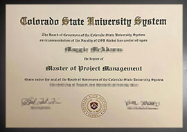 purchase realistic Colorado State University System degree