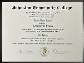 purchase realistic Johnston Community College degree