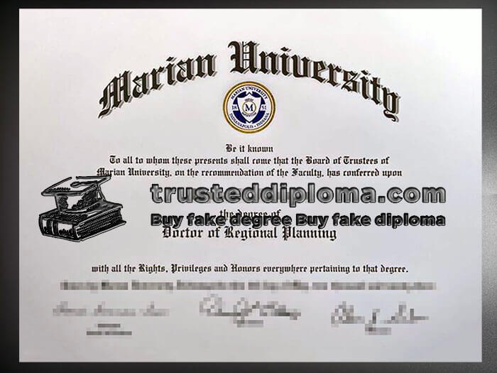 purchase realistic Marian University diploma