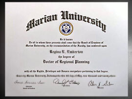 purchase realistic Marian University degree