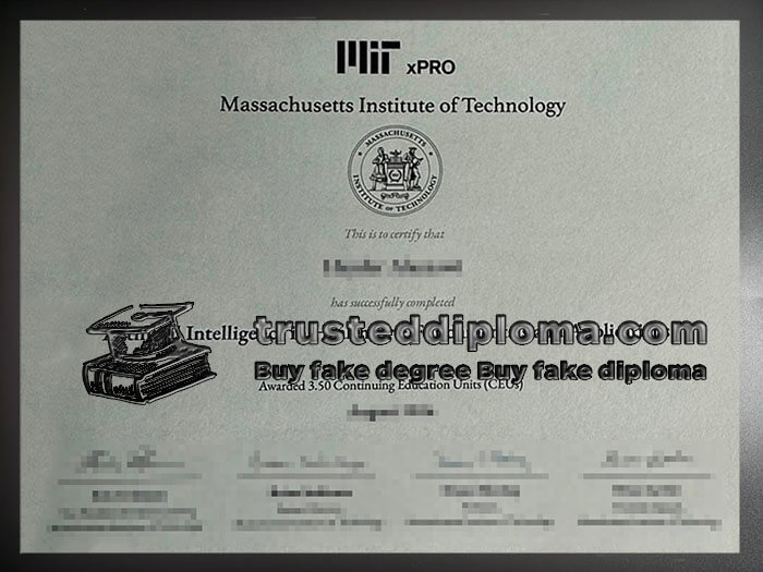 purchase realistic Massachusetts Institute of Technology certificate