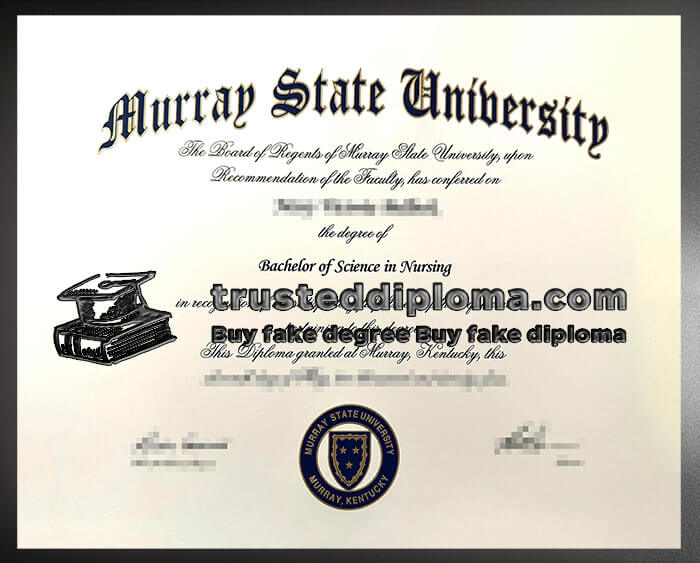purchase realistic Murray State University diploma