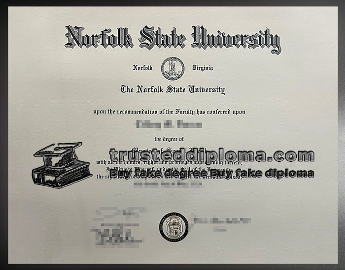purchase realistic Norfolk State University diploma