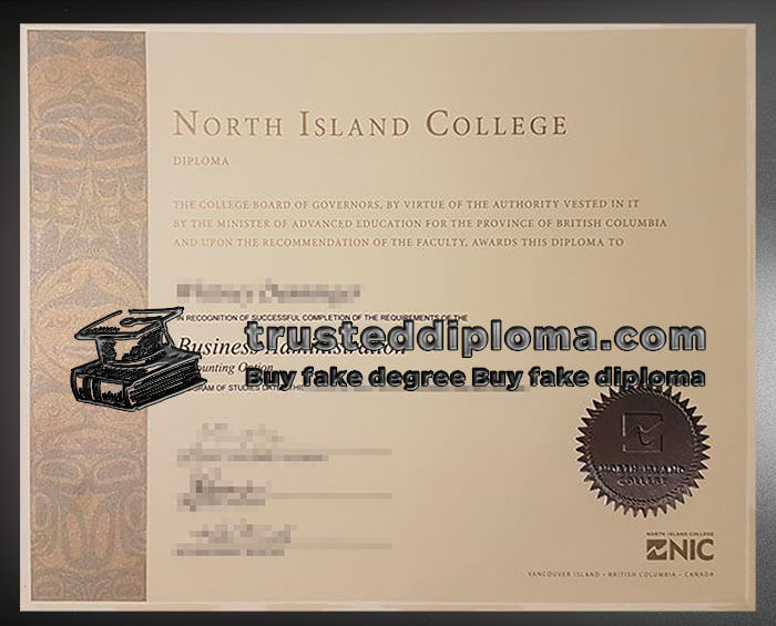purchase realistic North Island College diploma